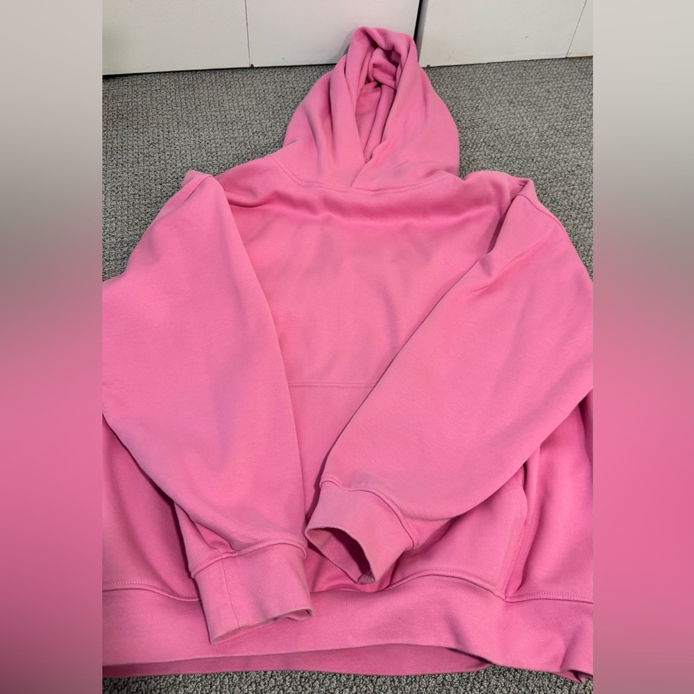 Pink hoodie